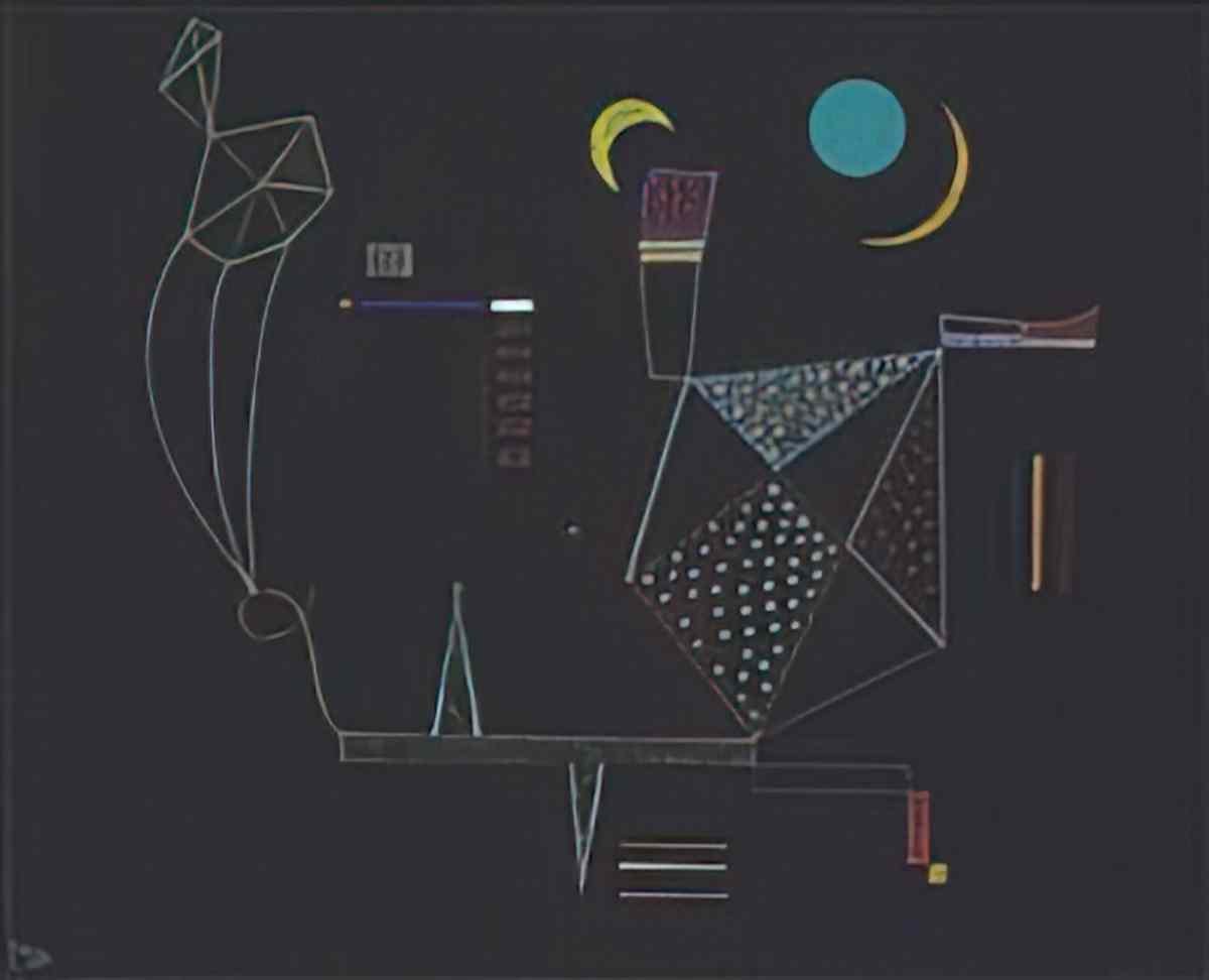 wassily kandinsky wassily kandinsky der kleine punkt Art A4 Photo Print