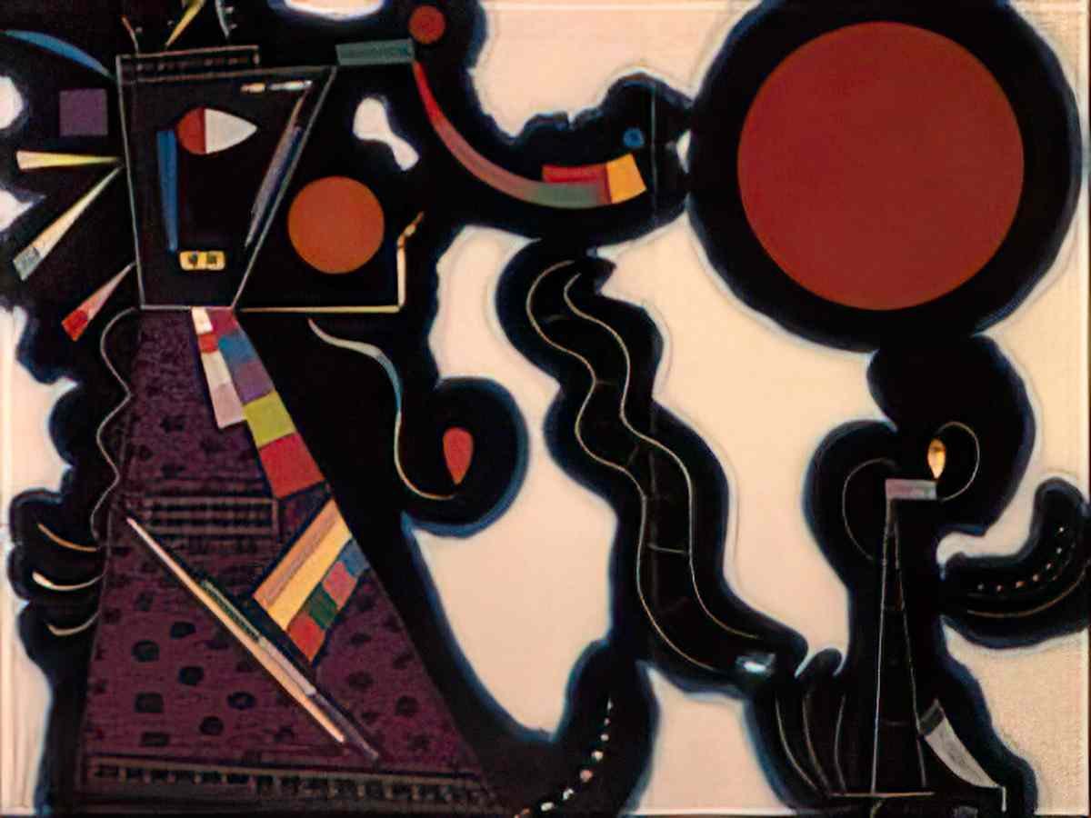 wassily kandinsky wassily kandinsky der rote kreis Art A4 Photo Print