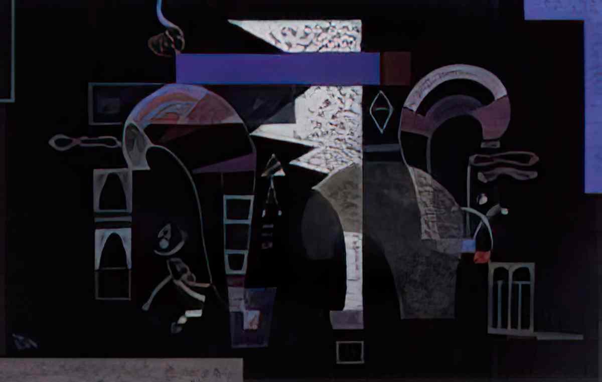 wassily kandinsky wassily kandinsky die weisse form Art A4 Photo Print