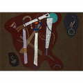 wassily kandinsky wassily kandinsky drei saulen three columns Art A4 Photo Print