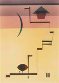 wassily kandinsky wassily kandinsky eckig angular Art A4 Photo Print