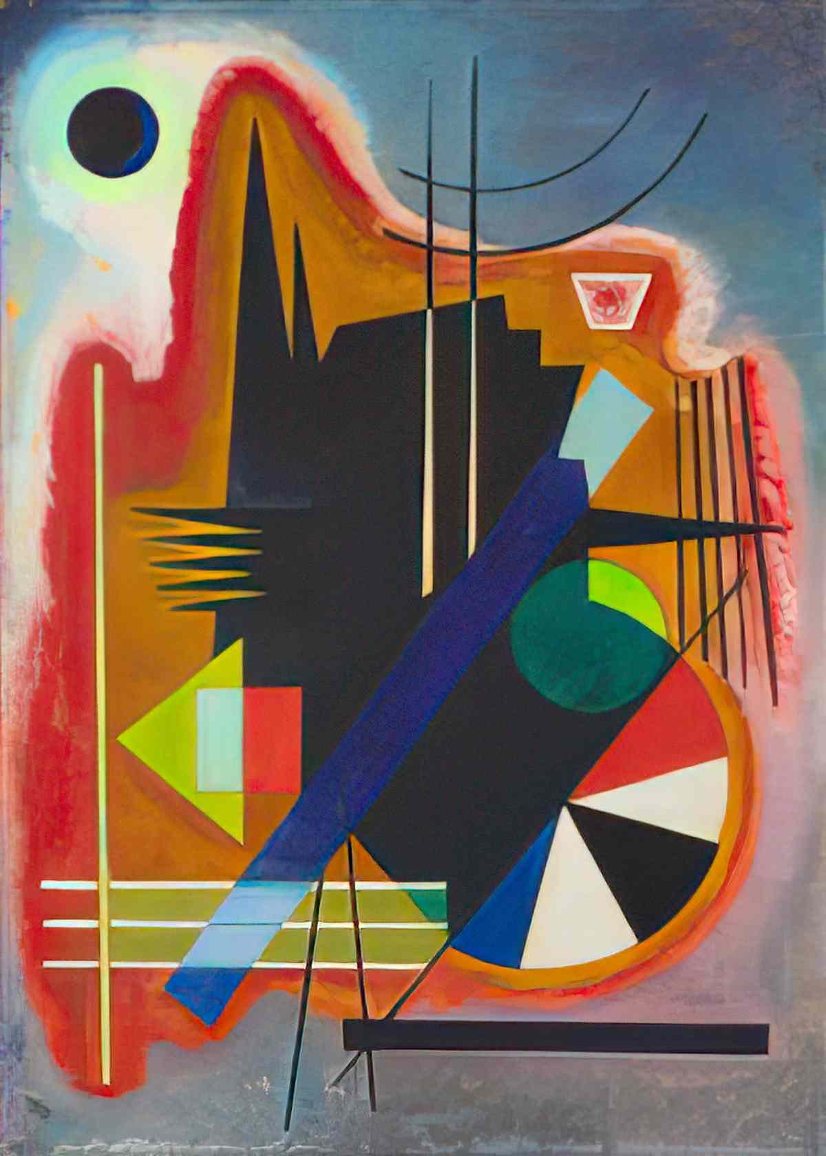wassily kandinsky wassily kandinsky einige spitzen Art A4 Photo Print