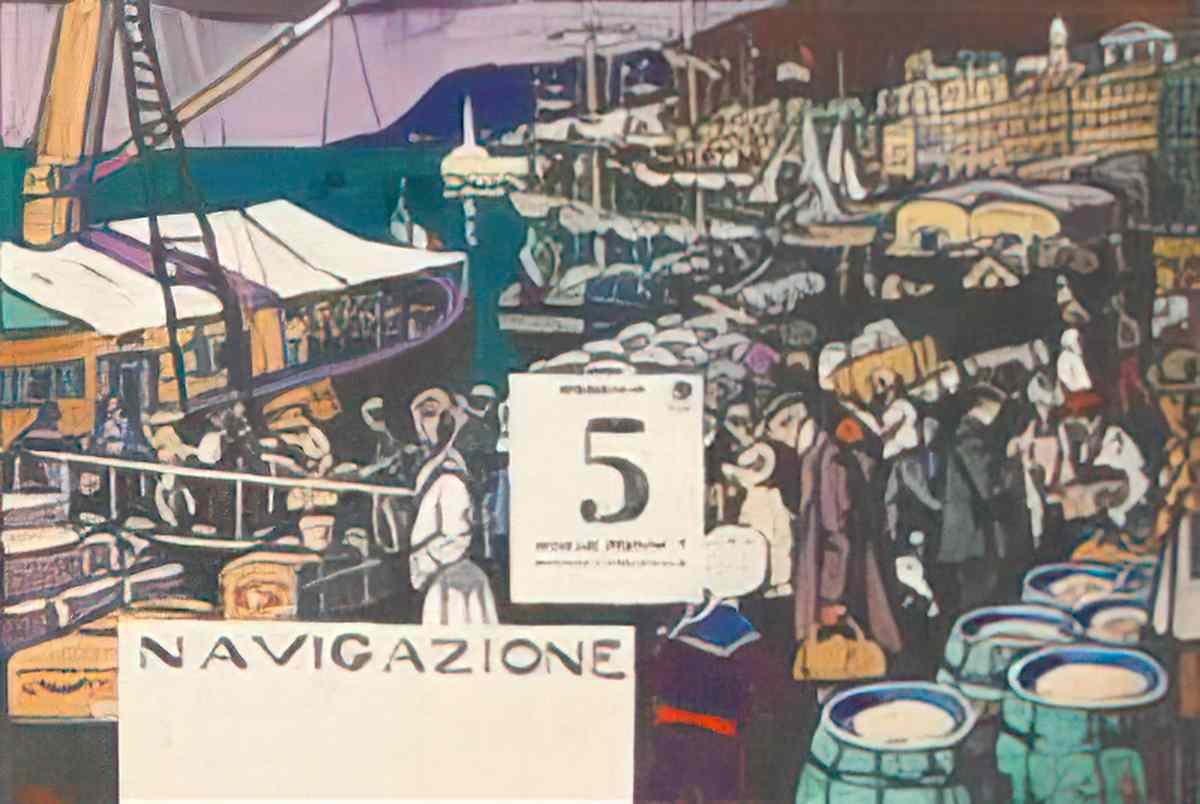 wassily kandinsky wassily kandinsky entwurf für ein schiffsplakat stu Art A4 Photo Print
