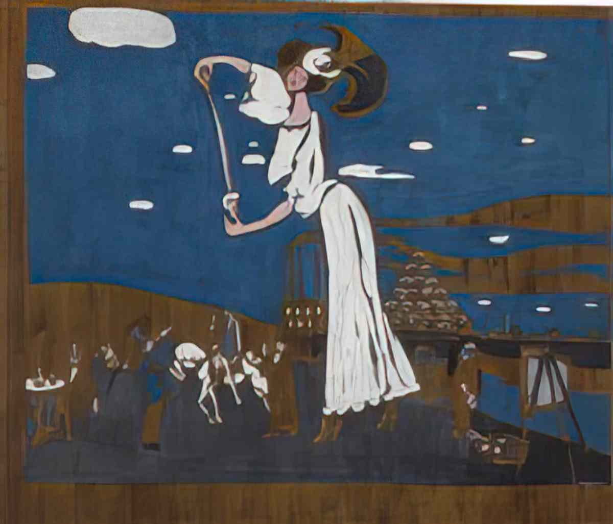 wassily kandinsky wassily kandinsky entwurf für eine affiche einer fr Art A4 Photo Print