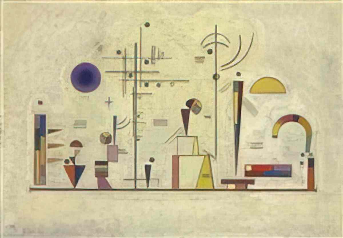 wassily kandinsky wassily kandinsky ernst spass Art A4 Photo Print
