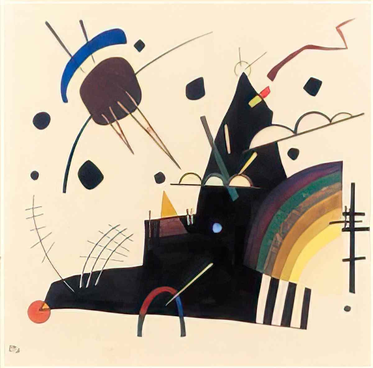 wassily kandinsky wassily kandinsky festes i solid i Art A4 Photo Print
