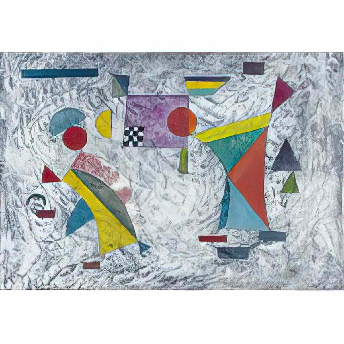 wassily kandinsky wassily kandinsky flatterhaft flutter like Art A4 Photo Print