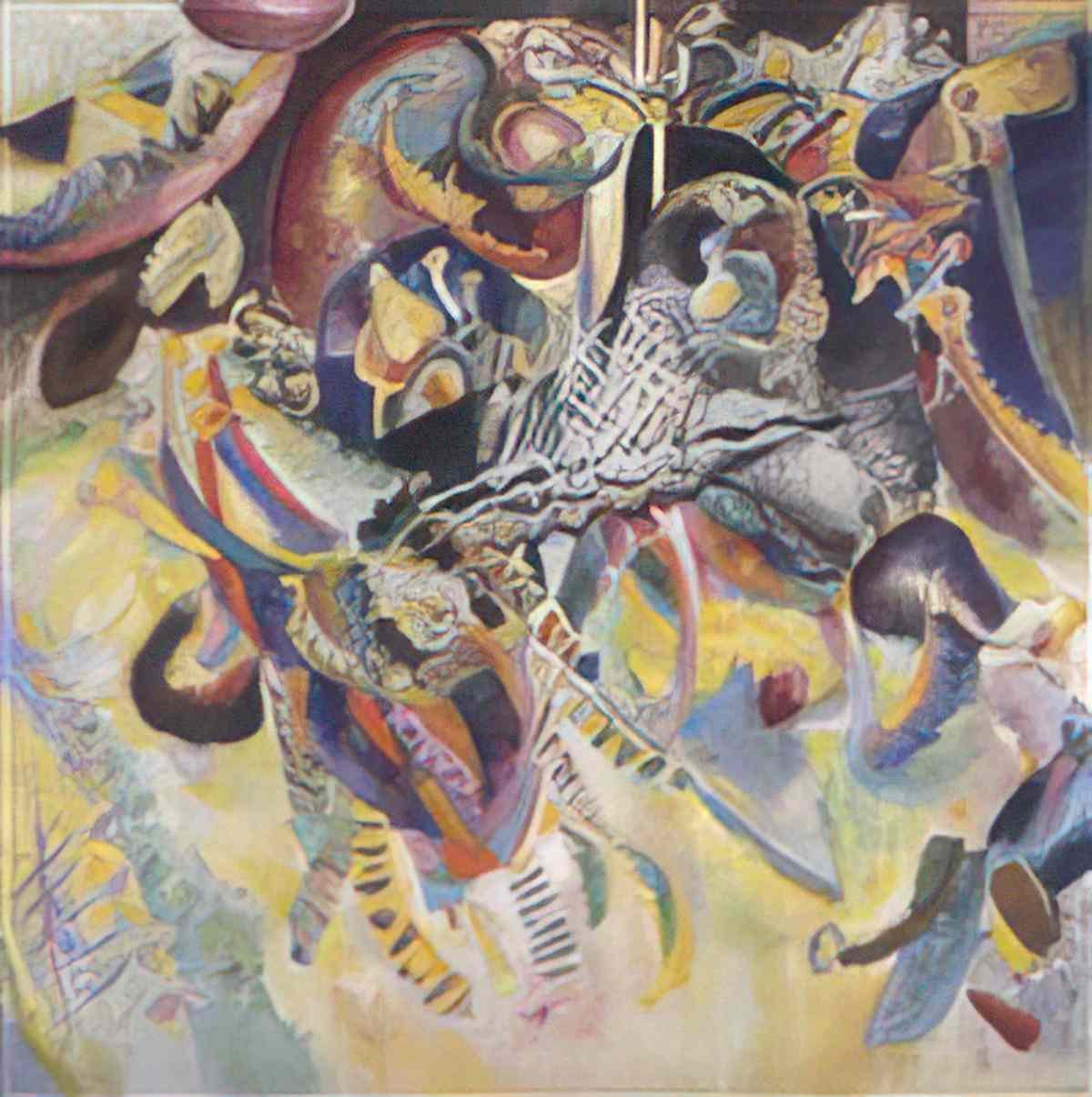 wassily kandinsky wassily kandinsky fugue Art A4 Photo Print