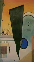 wassily kandinsky wassily kandinsky gebogene spitze Art A4 Photo Print