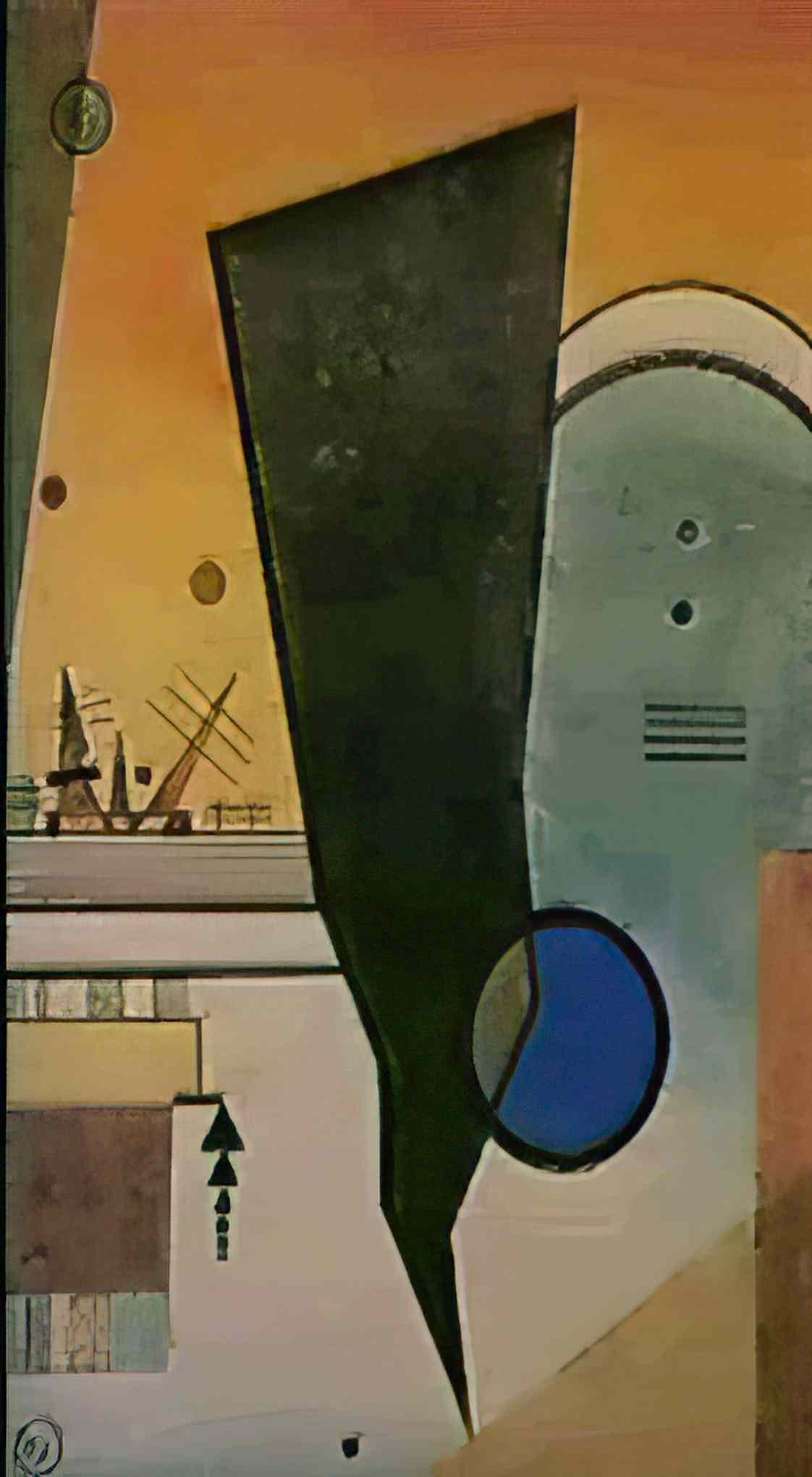 wassily kandinsky wassily kandinsky gebogene spitze Art A4 Photo Print