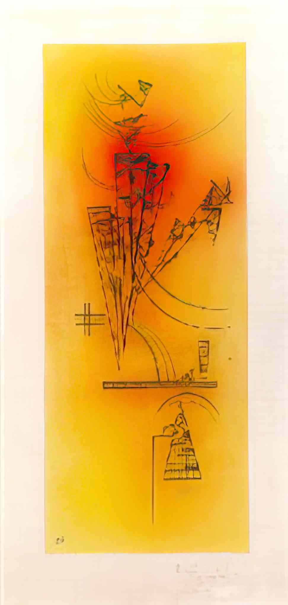 wassily kandinsky wassily kandinsky gedrangt Art A4 Photo Print