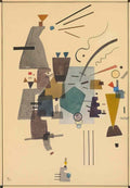 wassily kandinsky wassily kandinsky gewarmtes kühl warmed cool Art A4 Photo Print