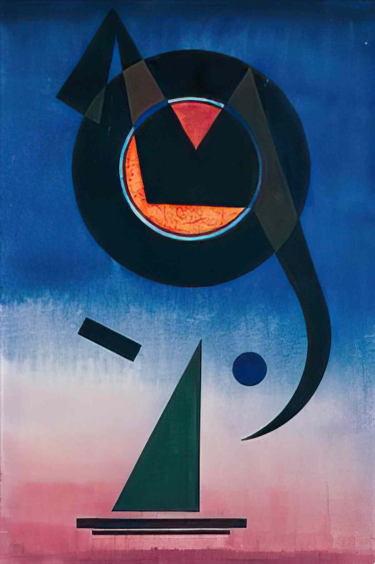 wassily kandinsky wassily kandinsky haftend Art A4 Photo Print