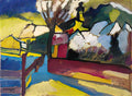 wassily kandinsky wassily kandinsky herbstlandschaft mit baum Art A4 Photo Print