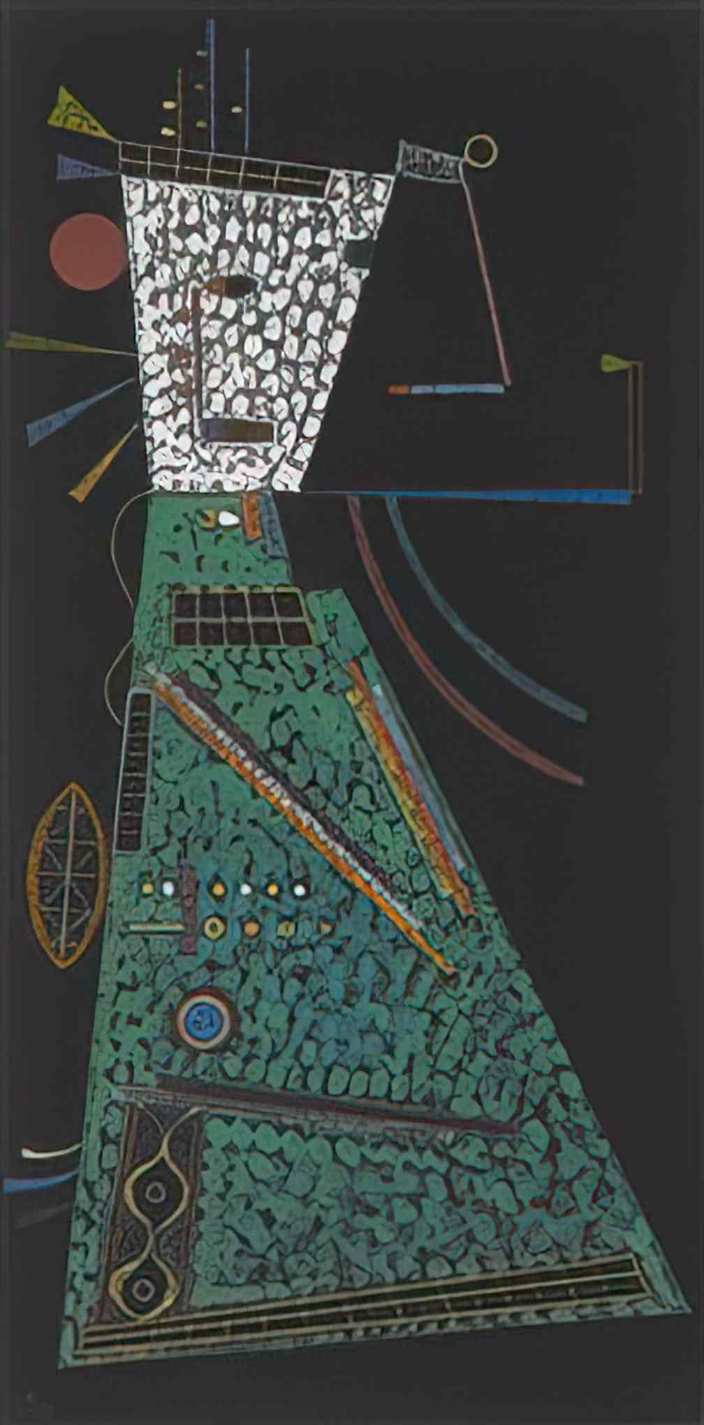 wassily kandinsky wassily kandinsky in der höhe in height Art A4 Photo Print
