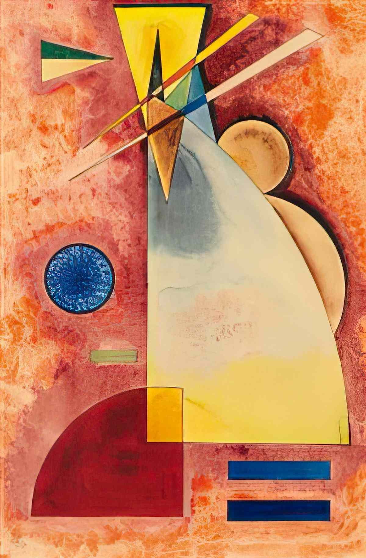 wassily kandinsky wassily kandinsky ineinander intermingling Art A4 Photo Print