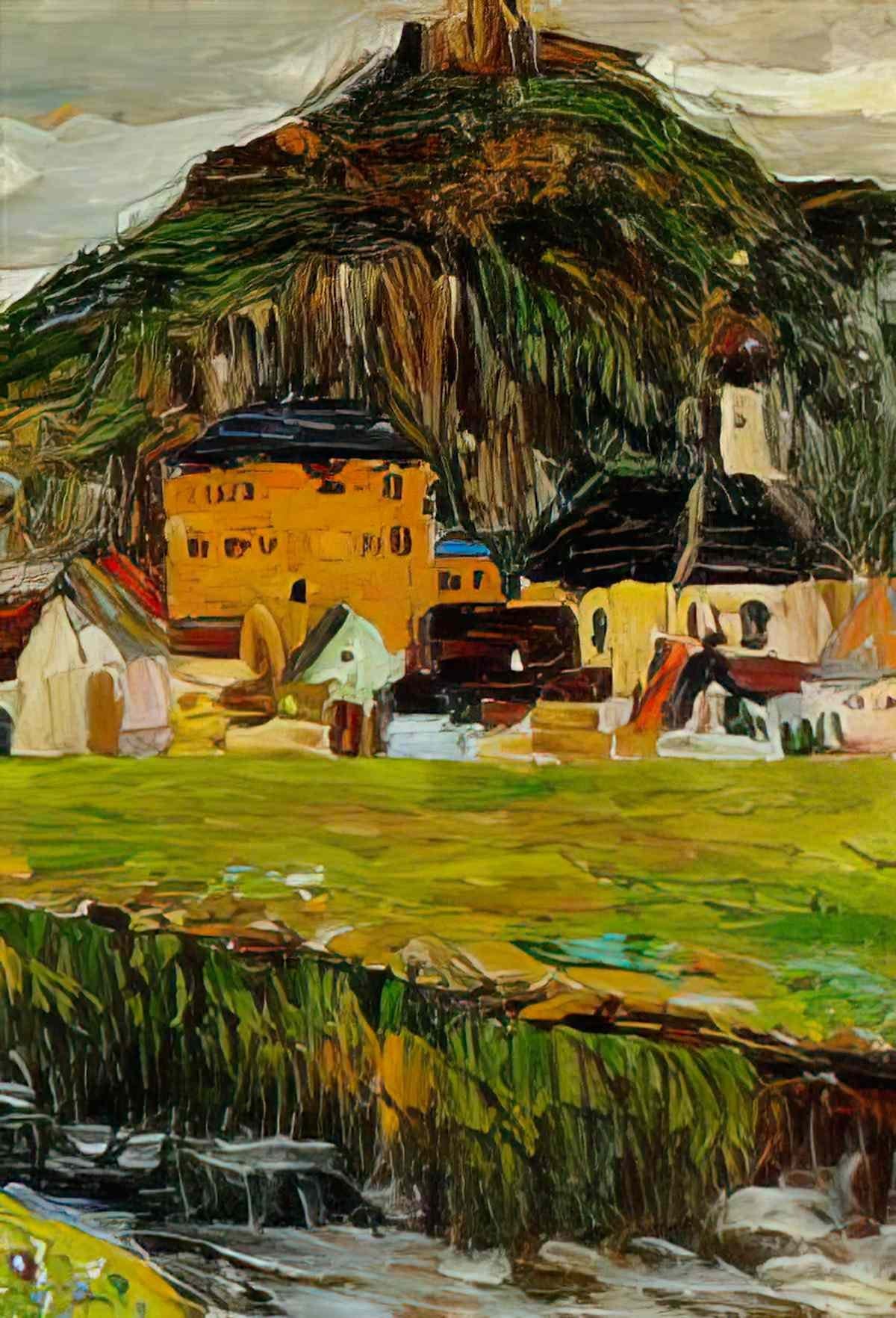 wassily kandinsky wassily kandinsky kallmunz mit burg Art A4 Photo Print