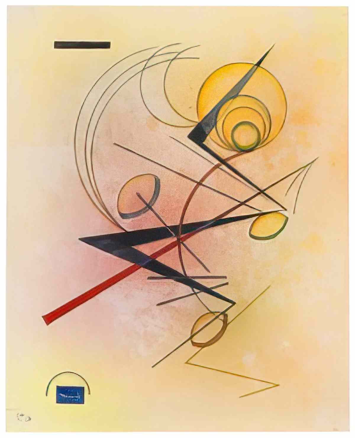 wassily kandinsky wassily kandinsky kleines warm Art A4 Photo Print