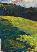 wassily kandinsky wassily kandinsky kochel bergwiese vor waldrand koc Art A4 Photo Print