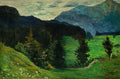 wassily kandinsky wassily kandinsky kochel gebirgslandschaft mit tann Art A4 Photo Print