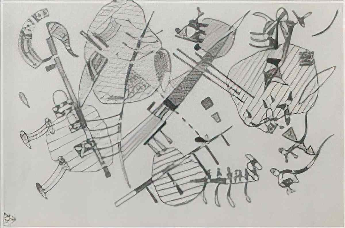 wassily kandinsky wassily kandinsky komposition5 Art A4 Photo Print