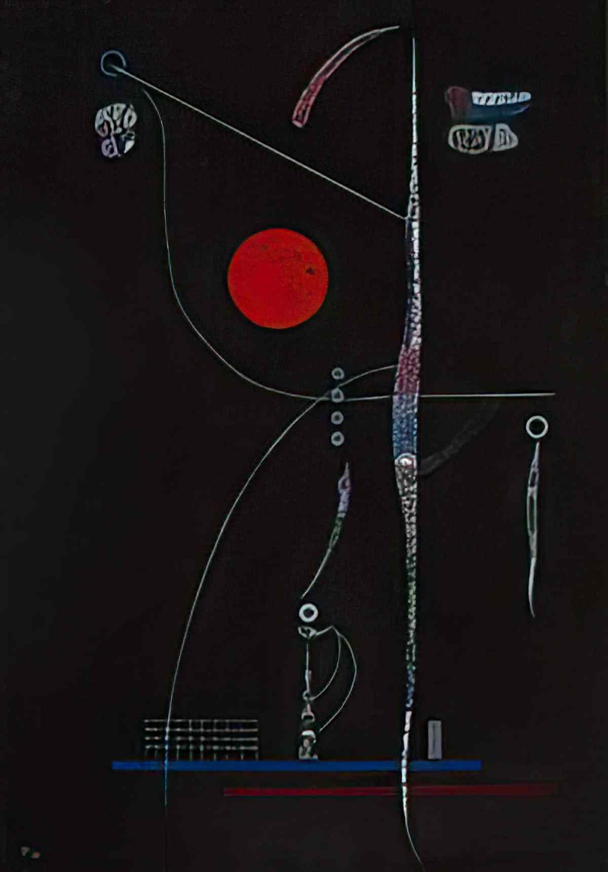 wassily kandinsky wassily kandinsky laccent rouge Art A4 Photo Print