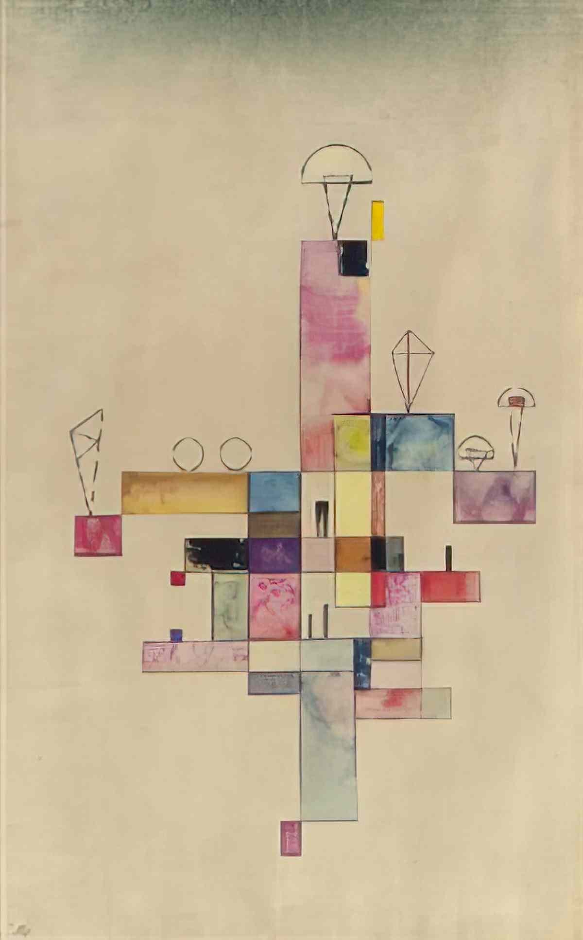 wassily kandinsky wassily kandinsky leichter block1 Art A4 Photo Print