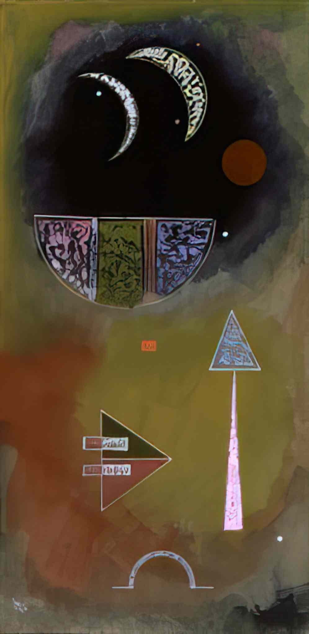 wassily kandinsky wassily kandinsky light to dark Art A4 Photo Print