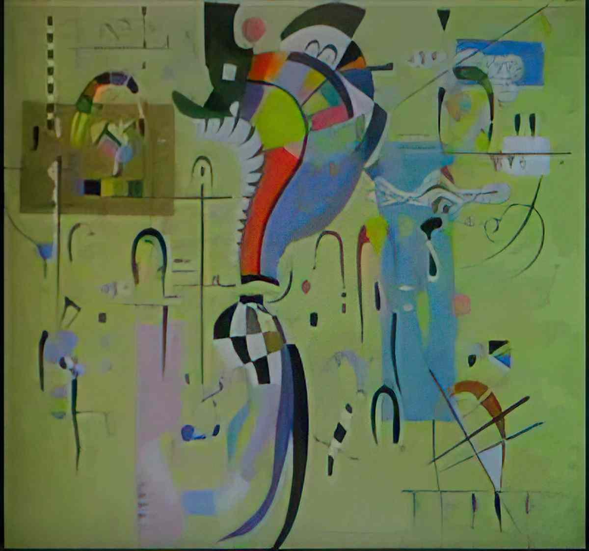 wassily kandinsky wassily kandinsky milieu accompagne centre with acc Art A4 Photo Print
