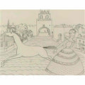 wassily kandinsky wassily kandinsky mit grüner dame drawing for with Art A4 Photo Print