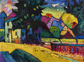 wassily kandinsky wassily kandinsky murnau landschaft mit grünem haus Art A4 Photo Print