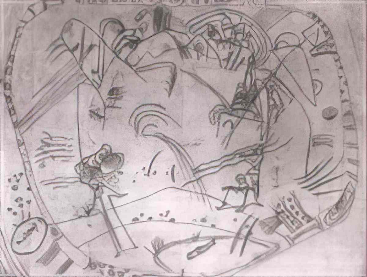 wassily kandinsky wassily kandinsky ohne titel marchenszene Art A4 Photo Print