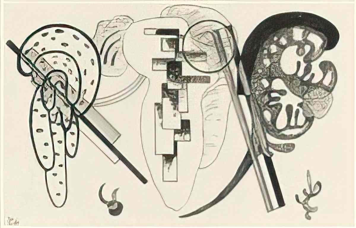 wassily kandinsky wassily kandinsky ohne titel untitled12 Art A4 Photo Print