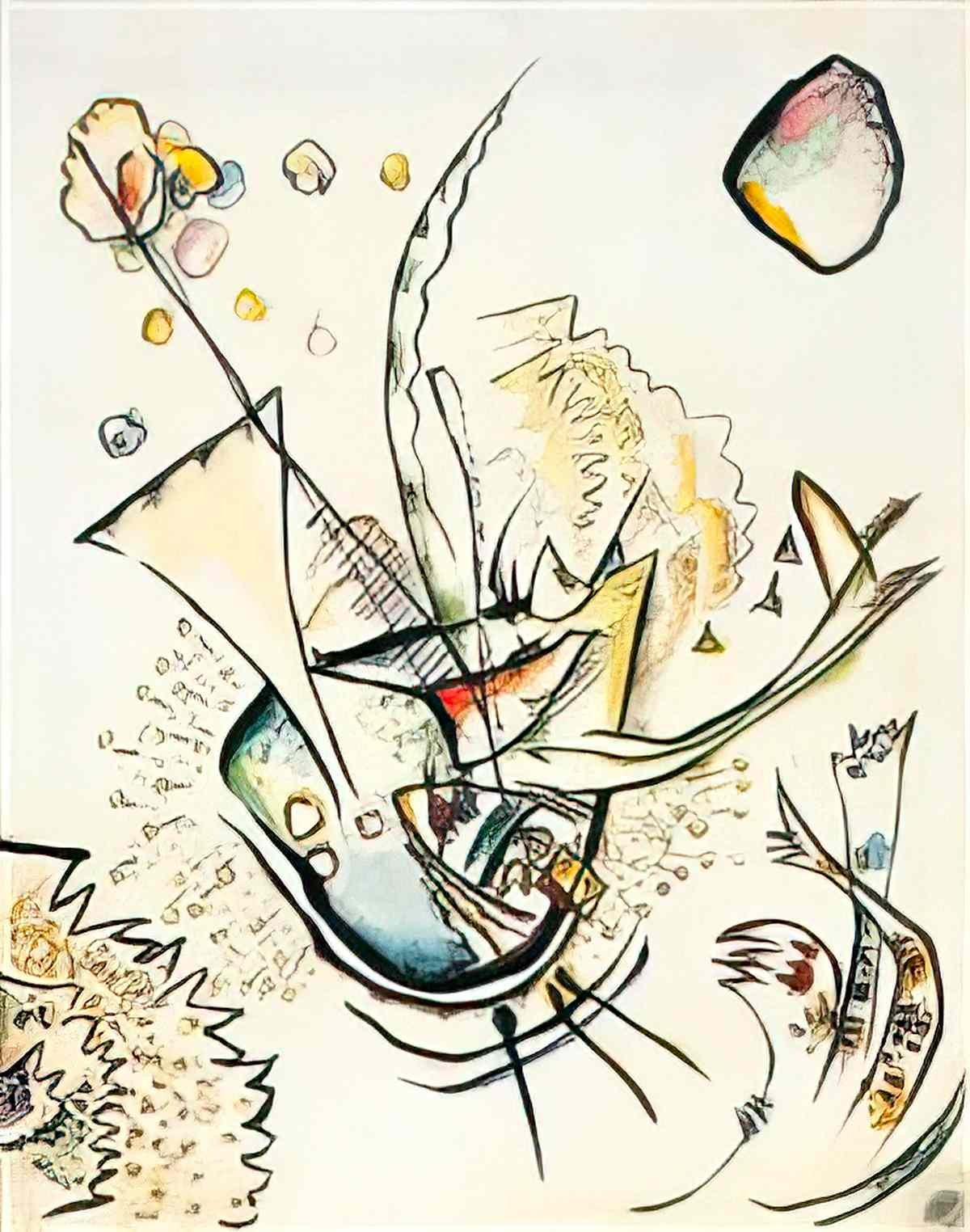 wassily kandinsky wassily kandinsky ohne titel untitled20 Art A4 Photo Print