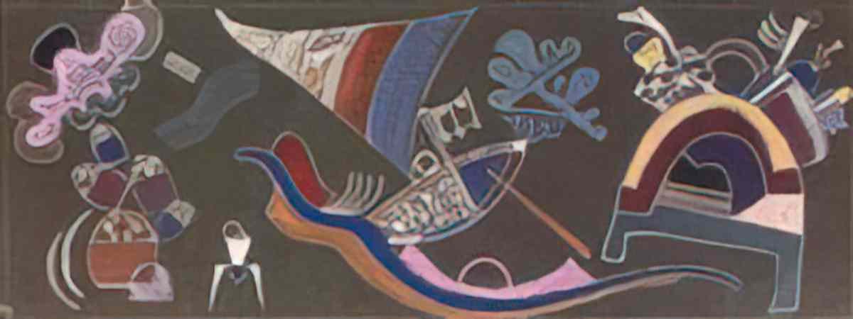 wassily kandinsky wassily kandinsky ohne titel1 Art A4 Photo Print