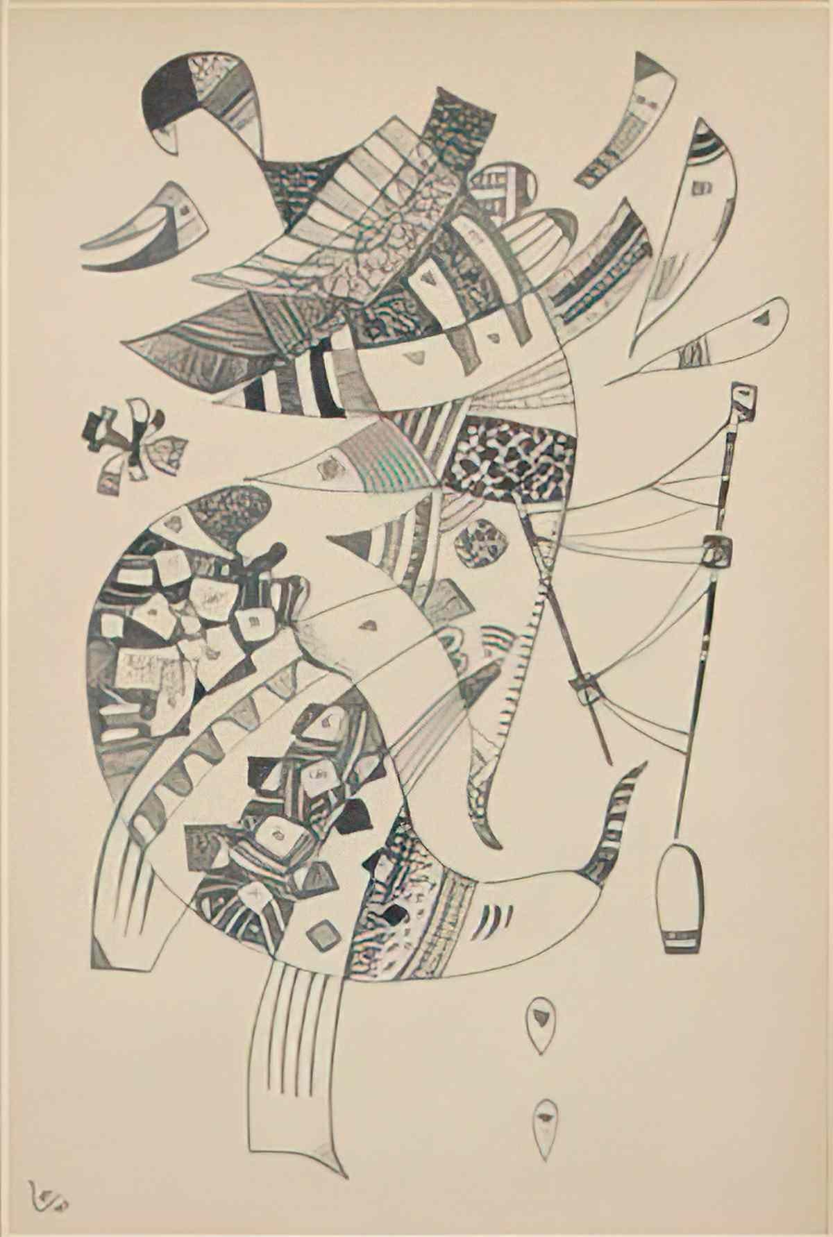 wassily kandinsky wassily kandinsky ohne titel16 Art A4 Photo Print