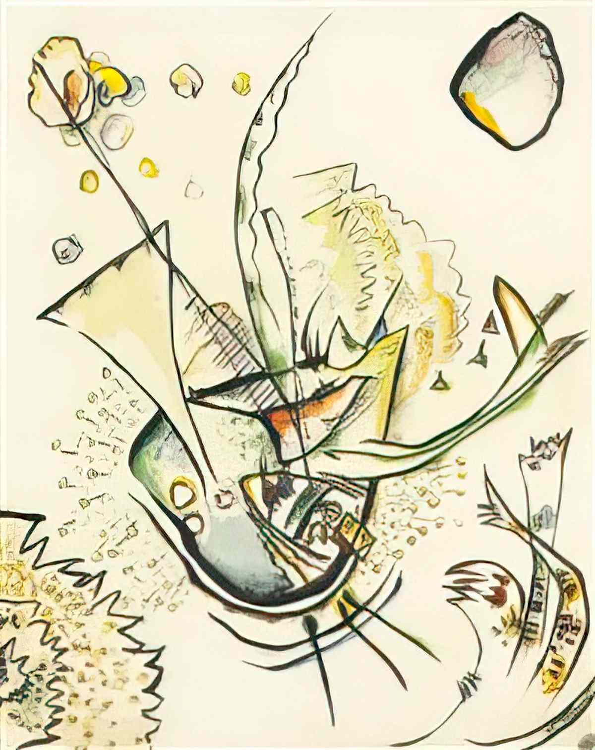 wassily kandinsky wassily kandinsky ohne titel24 Art A4 Photo Print