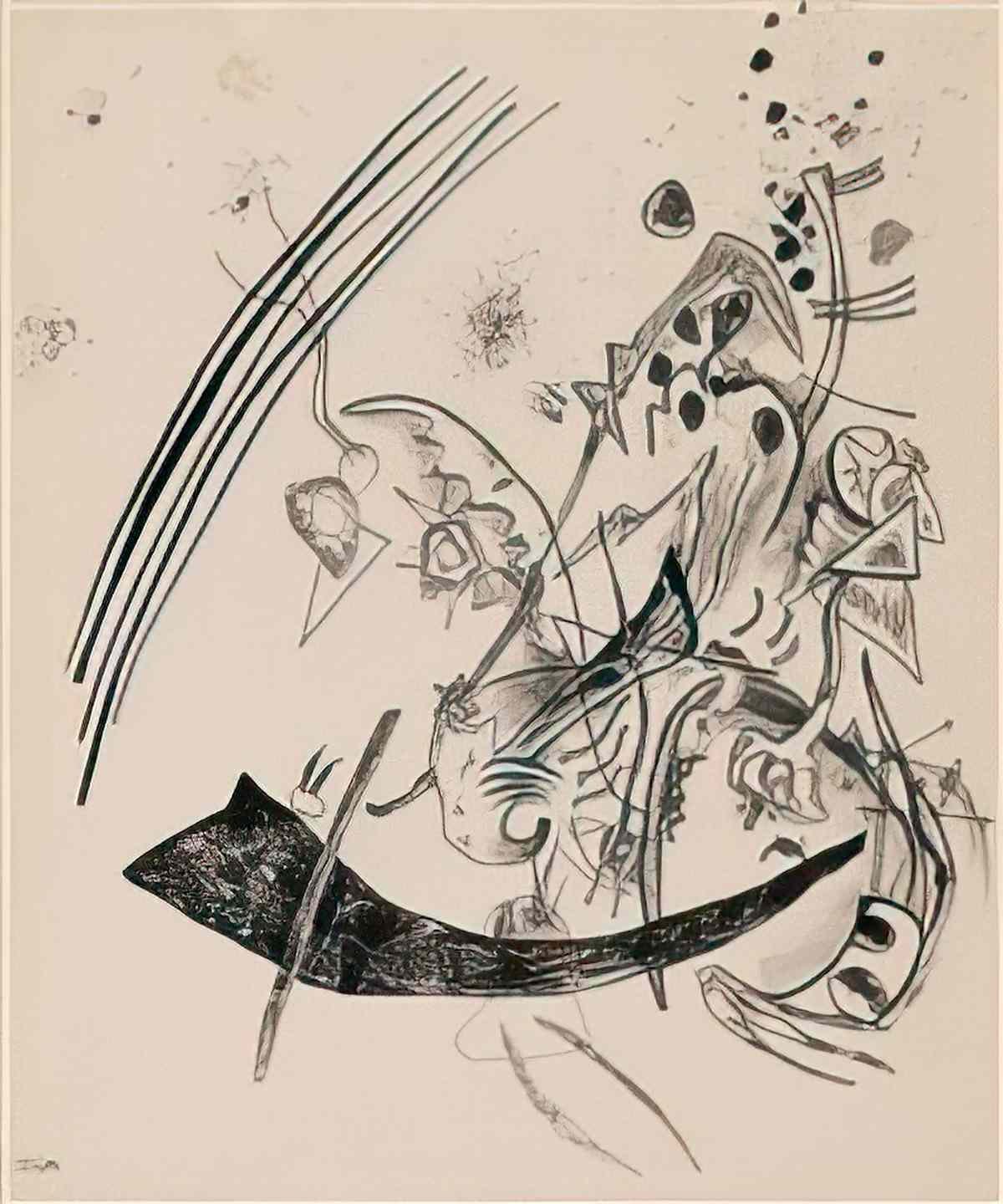wassily kandinsky wassily kandinsky ohne titel4 Art A4 Photo Print