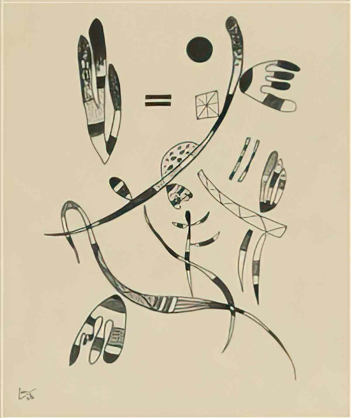 wassily kandinsky wassily kandinsky ohne titel6 Art A4 Photo Print