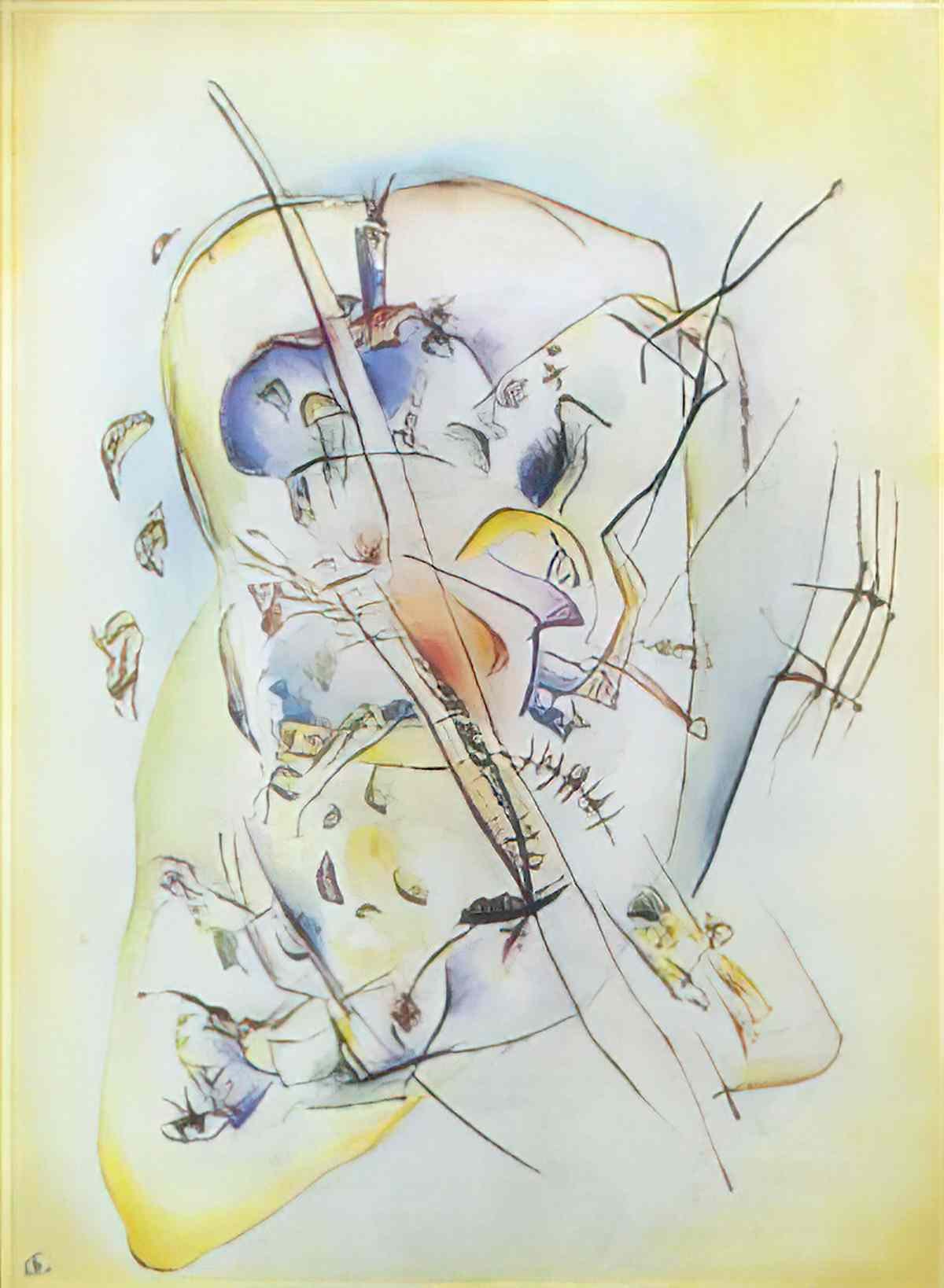 wassily kandinsky wassily kandinsky ohne titel65 Art A4 Photo Print