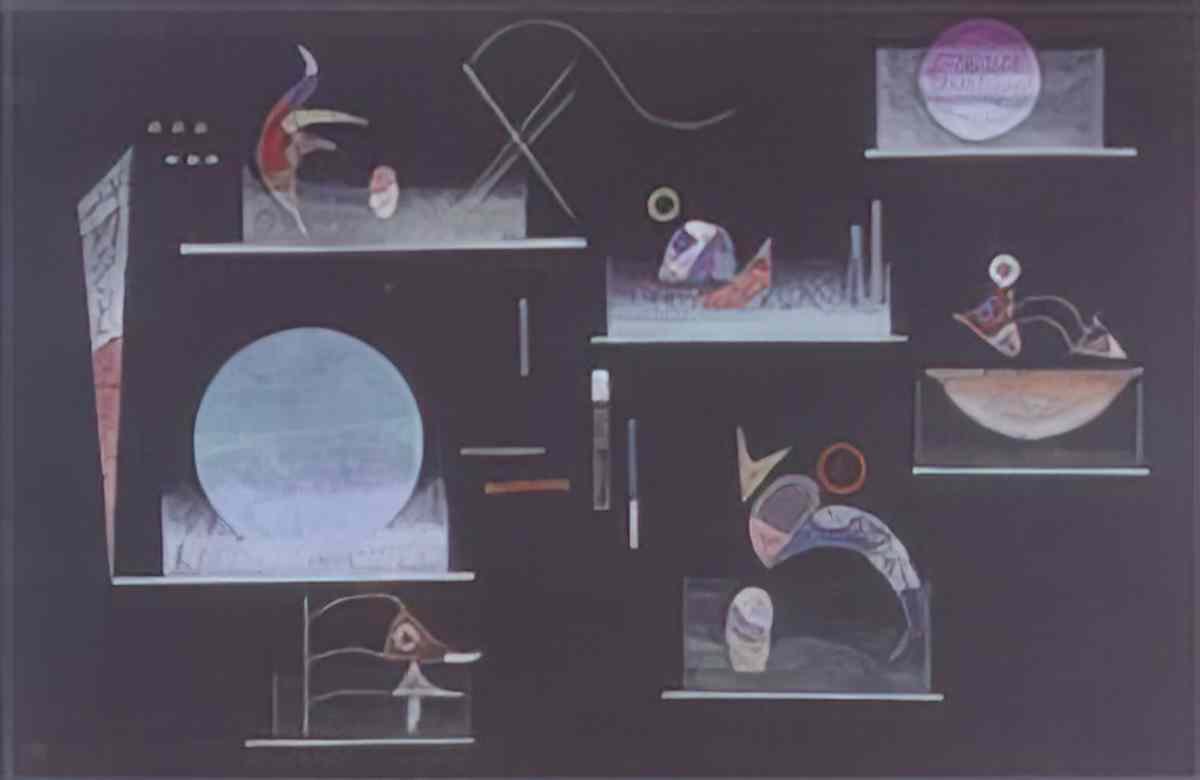 wassily kandinsky wassily kandinsky ohne titel66 Art A4 Photo Print