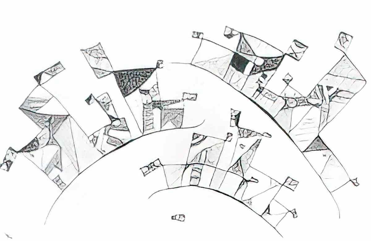wassily kandinsky wassily kandinsky ohne titel69 Art A4 Photo Print