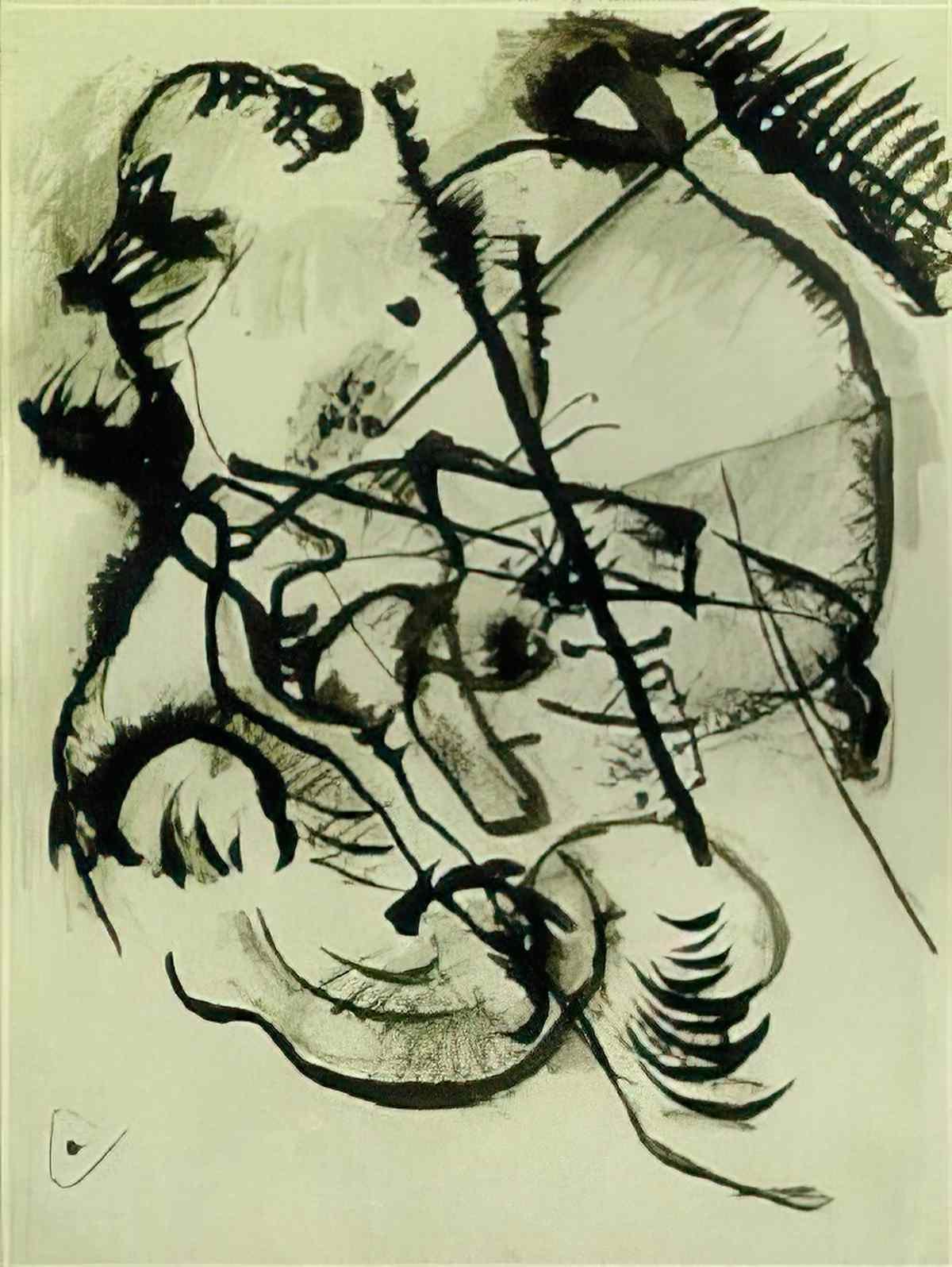 wassily kandinsky wassily kandinsky ohne titel70 Art A4 Photo Print