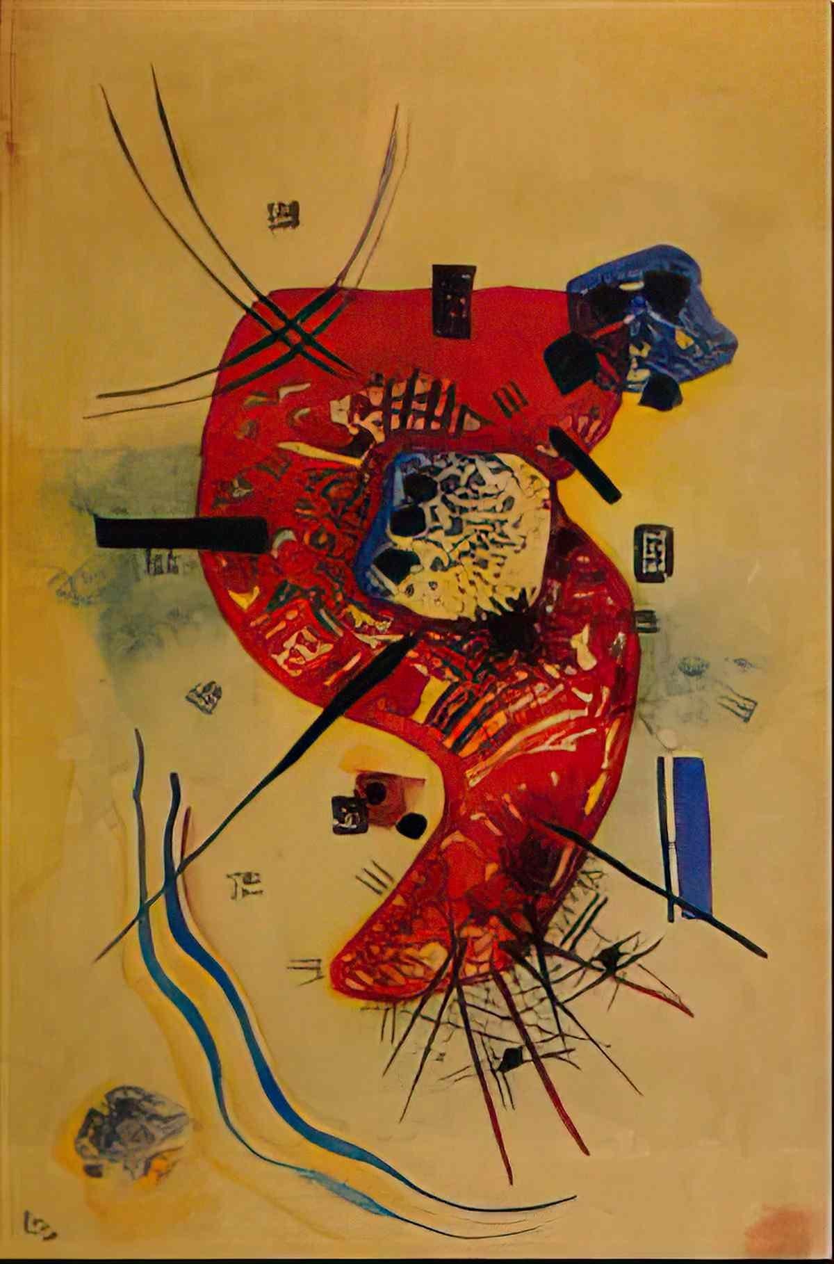 wassily kandinsky wassily kandinsky ohne titel71 Art A4 Photo Print