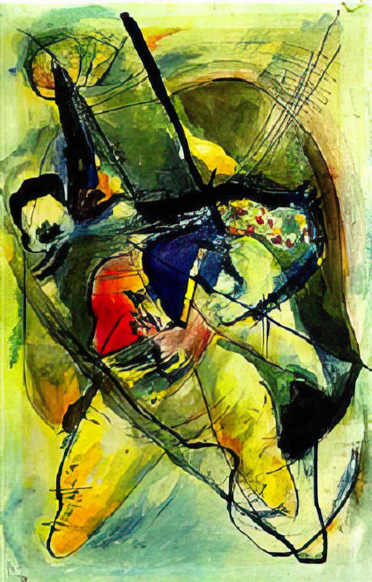 wassily kandinsky wassily kandinsky ohne titel73 Art A4 Photo Print