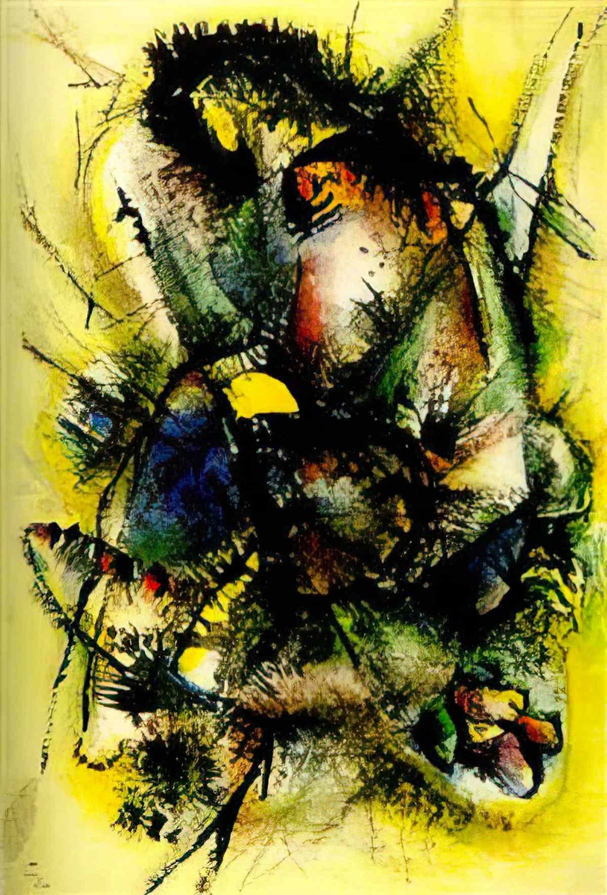 wassily kandinsky wassily kandinsky ohne title1 Art A4 Photo Print