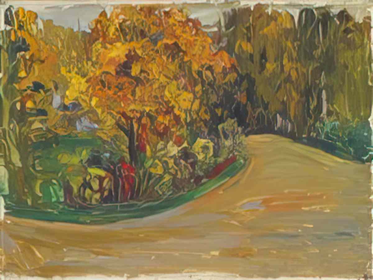 wassily kandinsky wassily kandinsky park im herbst2 Art A4 Photo Print