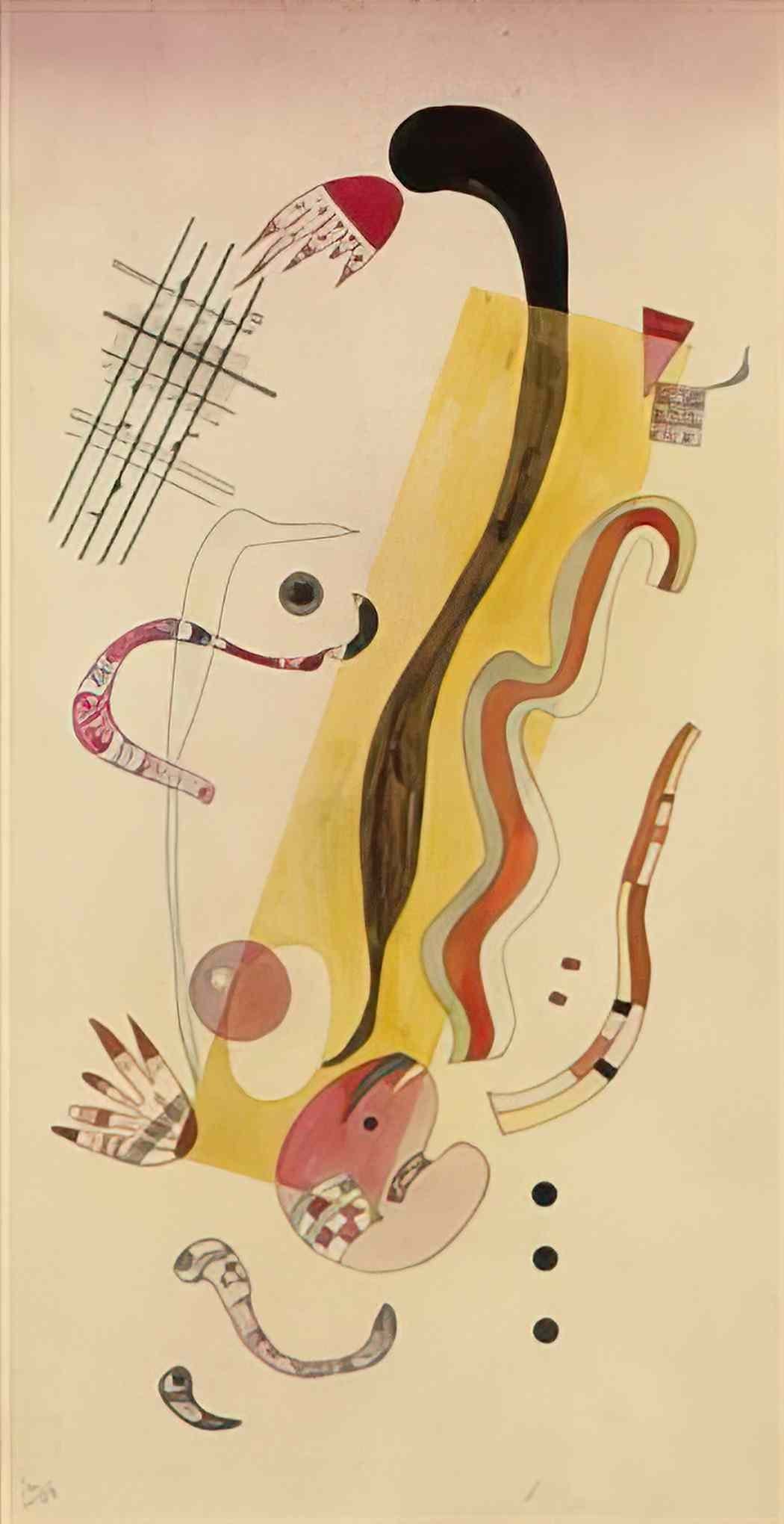 wassily kandinsky wassily kandinsky rampant Art A4 Photo Print