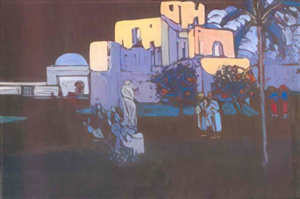 wassily kandinsky wassily kandinsky ruine2 Art A4 Photo Print