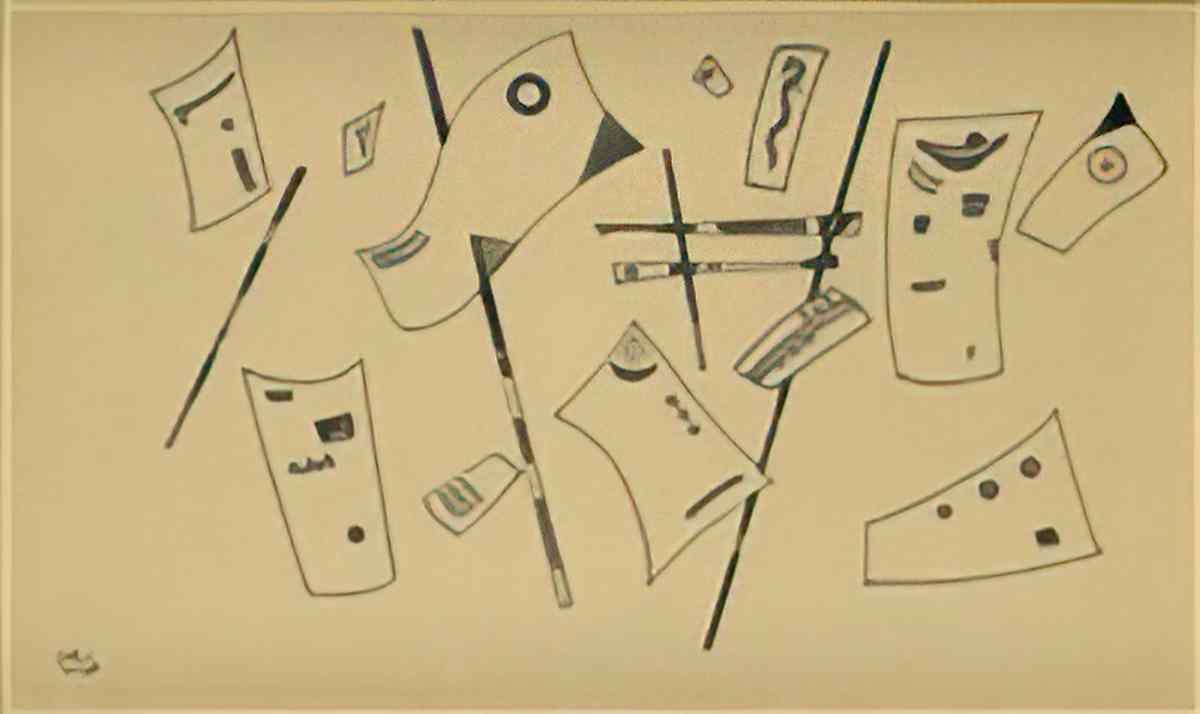 wassily kandinsky wassily kandinsky sans titre12 Art A4 Photo Print